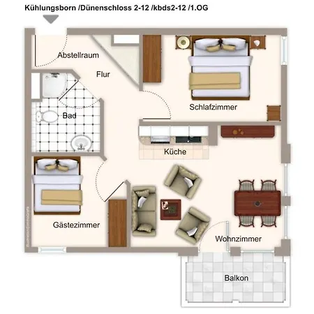 Apartment Duenenschloss Duenenschloss 2-12